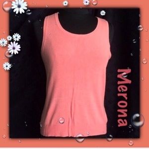 Merona Peach Coral Soft Pullover Top Size XL
